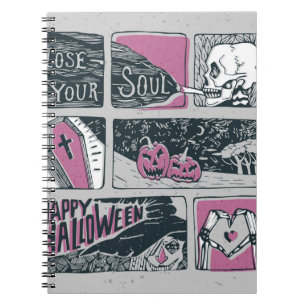 Cuaderno Comic Halloween: Ilustracion divertido