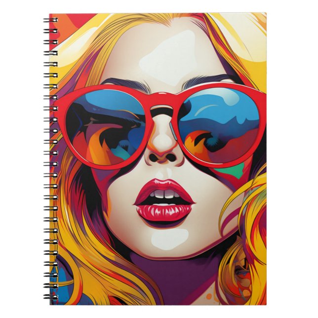 Cuaderno Comic Pop Art Girl (Frente)