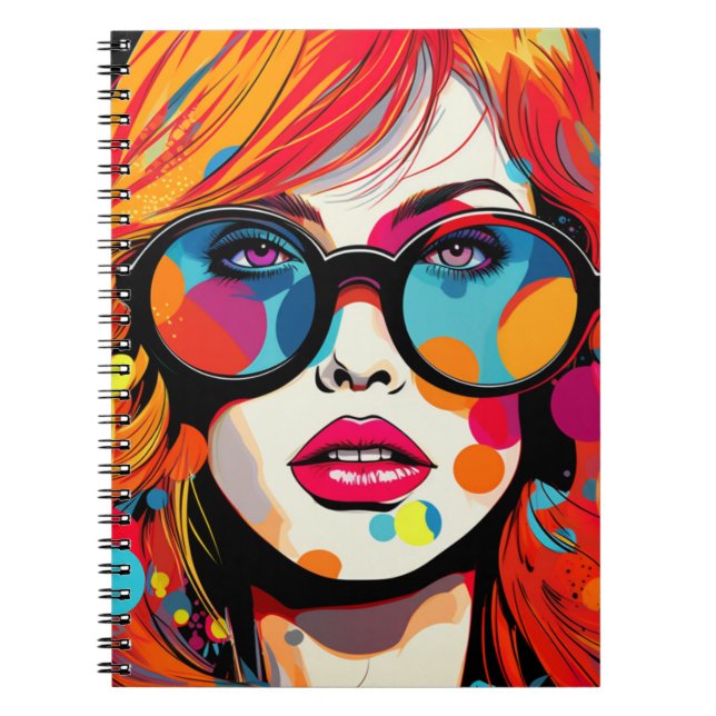 Cuaderno Comic Pop Art Girl (Frente)