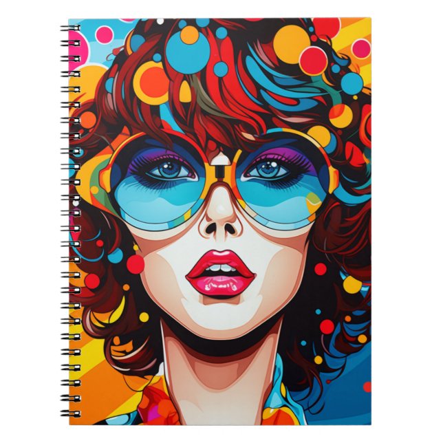 Cuaderno Comic Pop Art Girl (Frente)