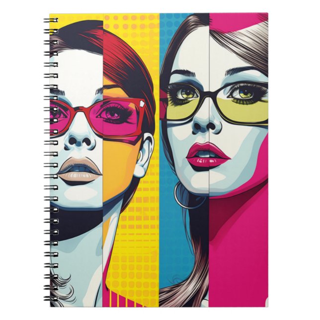 Cuaderno Comic Pop Art Girl (Frente)