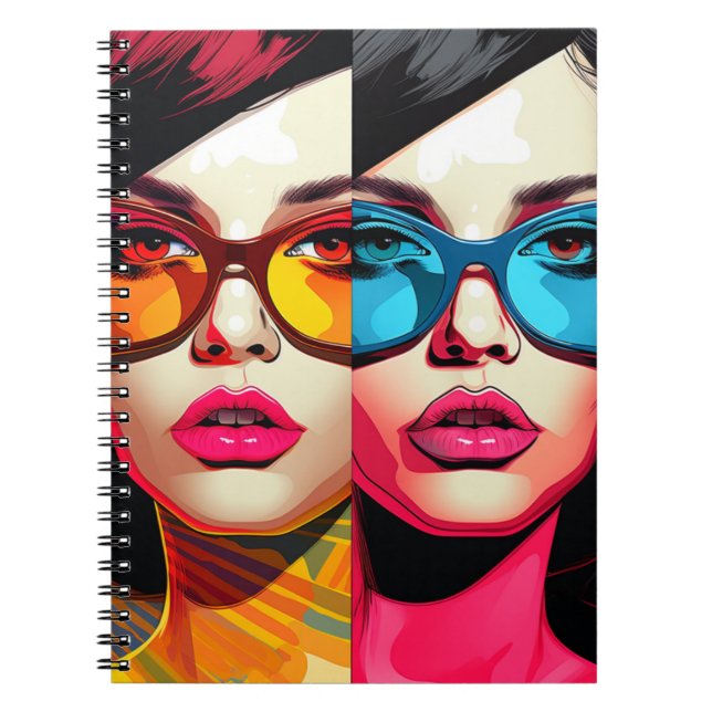 Cuaderno Comic Pop Art Girl (Frente)