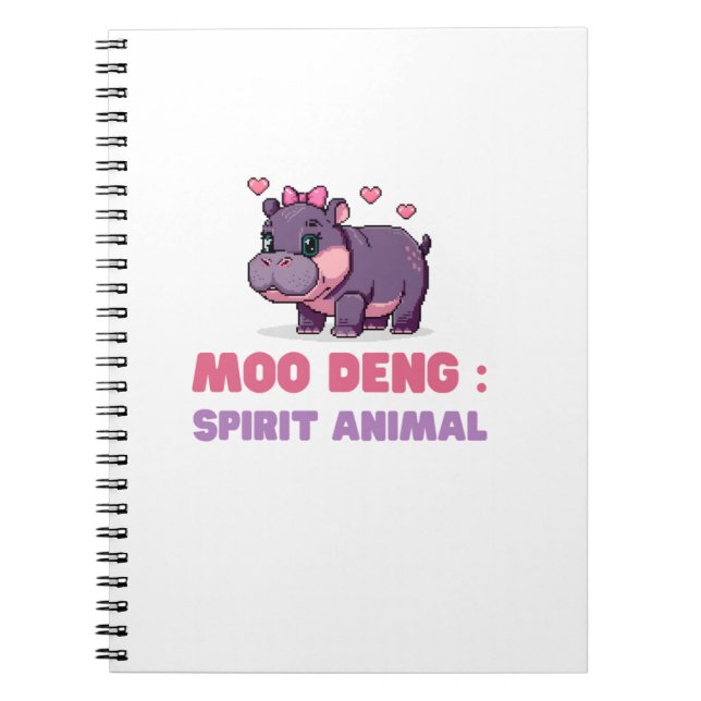 Cuaderno Cómico MOO DENG SPIRIT ANIMAL Adventure Seeker Ou (Frente)