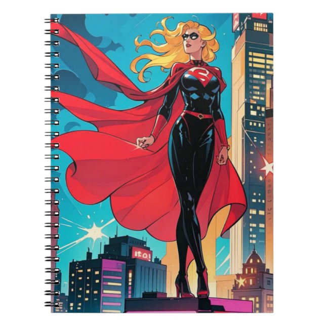 Cuaderno Cómics americanos, Cómics americanos retro, superh (Frente)