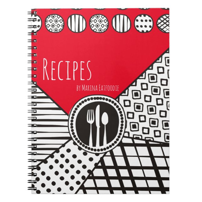 Cuaderno Comida de utensilios artesanales (Frente)
