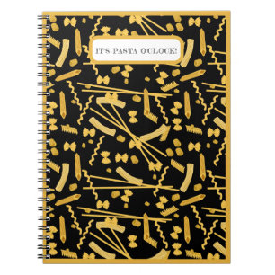 Cuaderno Comida italiana, patrón de pasta