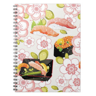 Cuaderno Comida japonesa: Modelo 2 del sushi