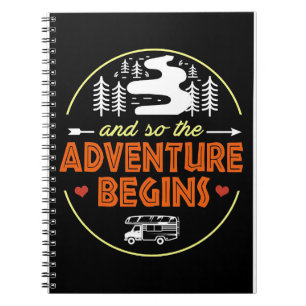 Cuaderno Comienza la aventura del camping feliz