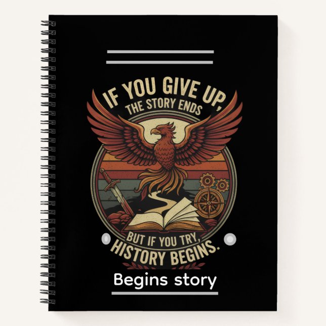 Cuaderno comienza la historia (Anverso)