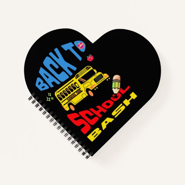 Cuaderno Comienzo de la escuela de primer día (Anverso)