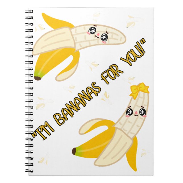 Cuaderno comillas bananas (Frente)