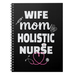 Cuaderno Comillas de enfermera esposa mamá enfermera holíst
