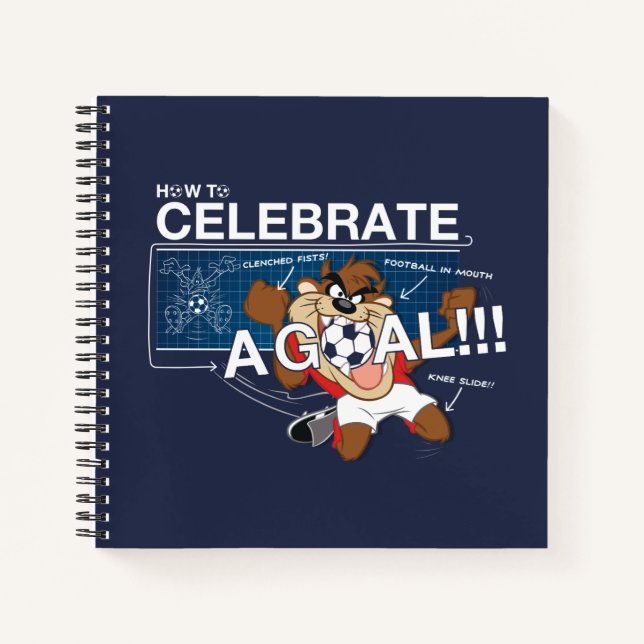 Cuaderno Cómo celebrar un gol con TAZ™ (Anverso)