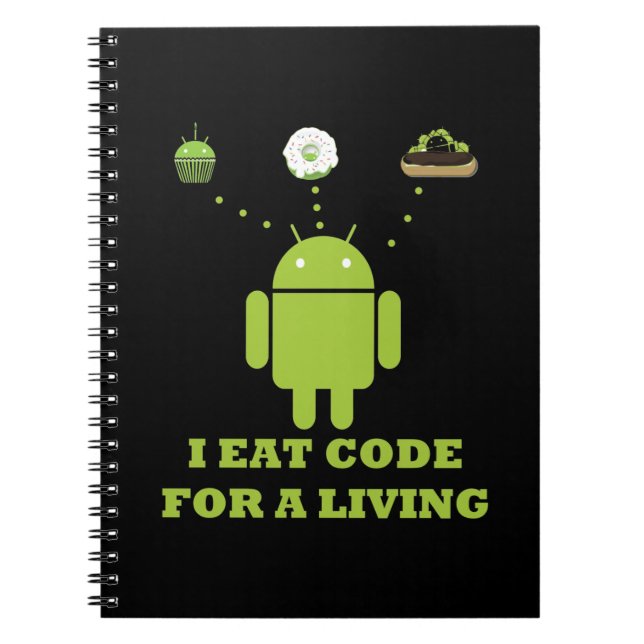 Cuaderno Como Código Para Un Desarrollador De Software Vivo (Frente)