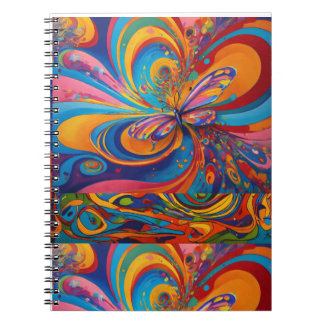 Cuaderno Cómo dibujar una mariposa colorida: Diseños creati