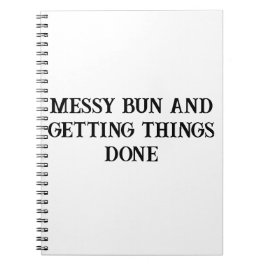 Cuaderno Cómo hacer las cosas en un bloc de notas motivacio