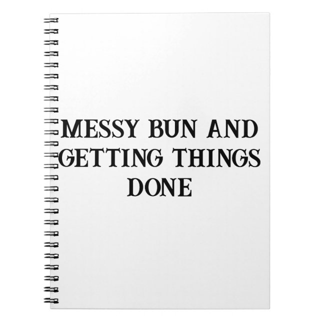 Cuaderno Cómo hacer las cosas en un bloc de notas motivacio (Frente)