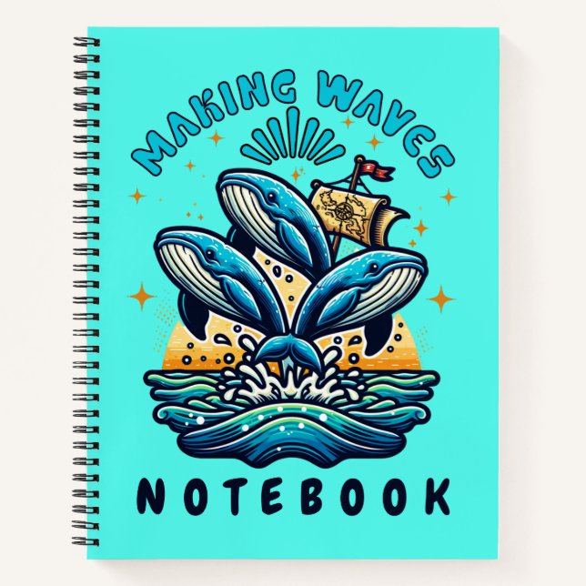 Cuaderno Cómo hacer olas (Anverso)