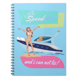 Cuaderno como lancha rápida