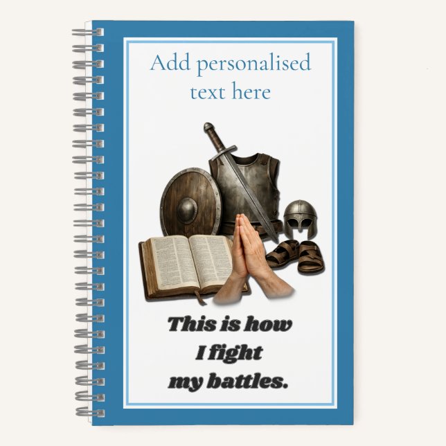 Cuaderno Cómo Lucho Mis Batallas (Anverso)
