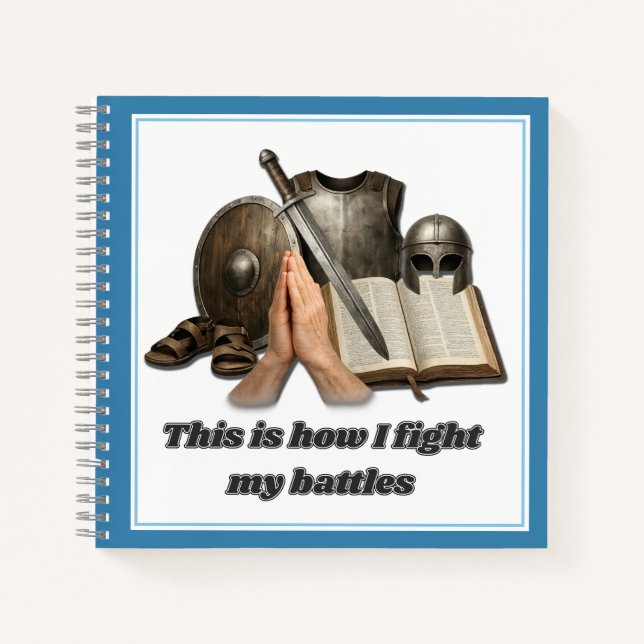 Cuaderno Cómo Lucho Mis Batallas (Anverso)