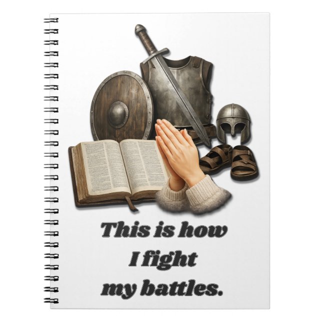 Cuaderno Cómo Lucho Mis Batallas (Frente)