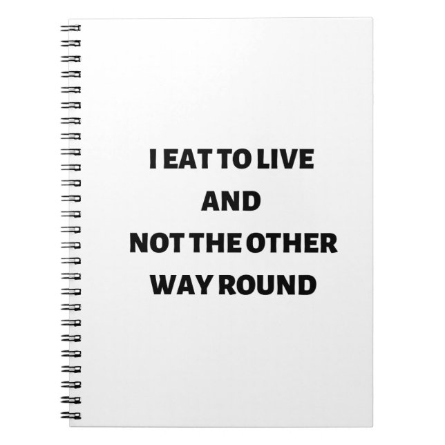 Cuaderno Como para vivir y no al revés (Frente)