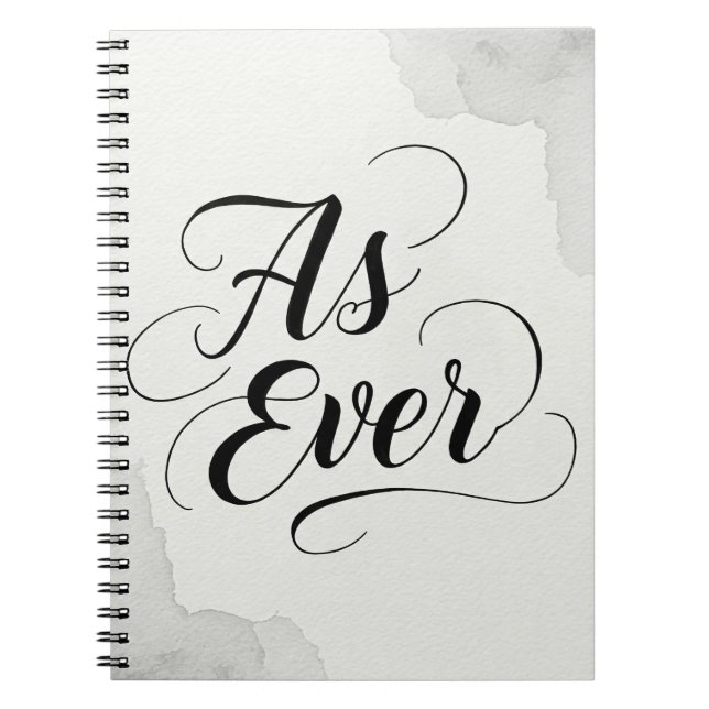 Cuaderno Como siempre (Frente)