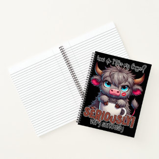Cuaderno ¿Cómo Tomo Mi Café? Muy Enserio Muy Enserio 