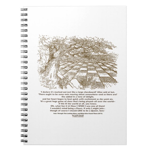 Cuaderno Como Un Gran Juego De Cajón De Ajedrez Maravillado (Frente)