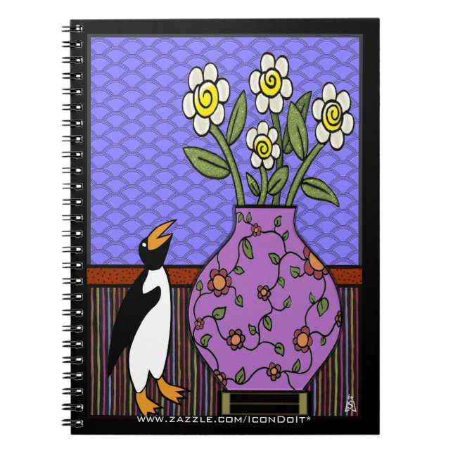 Cuaderno Como Un Pingüino A Los Daffodis (Frente)