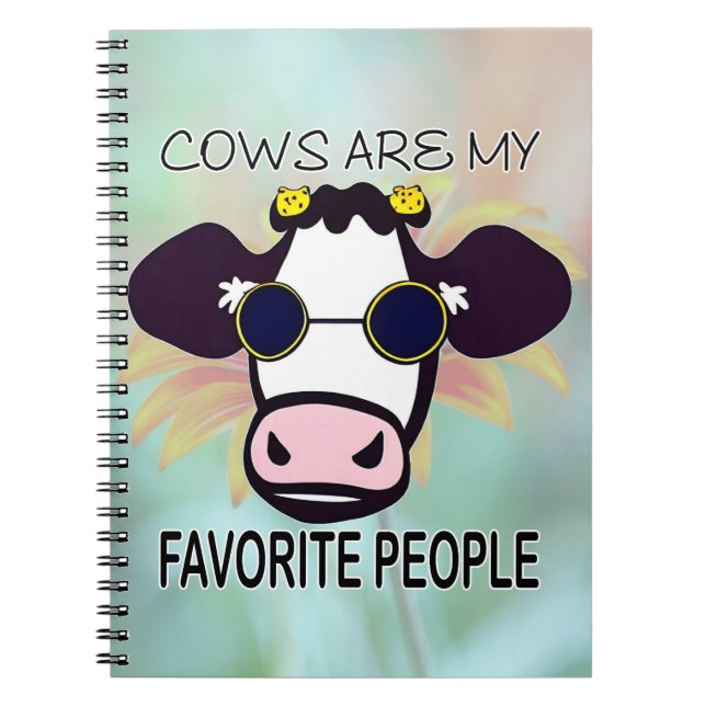 Cuaderno Como vacas más que personas (Frente)