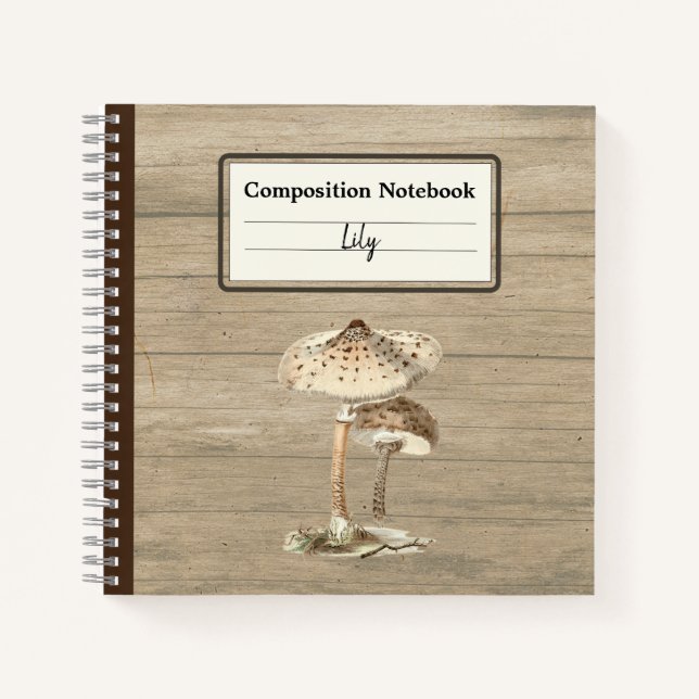 Cuaderno Comp Personalizado Del Sambre De Parasol Dibujado  (Anverso)