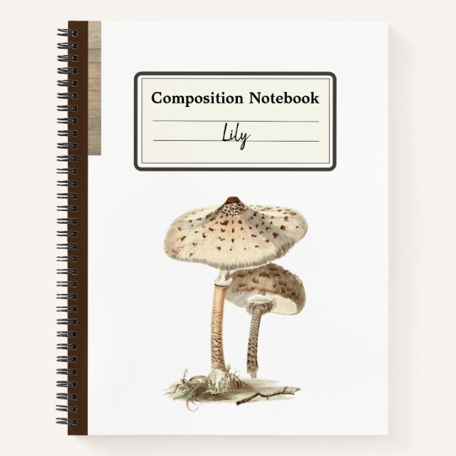 Cuaderno Comp Personalizado Del Sambre De Parasol Dibujado  (Anverso)