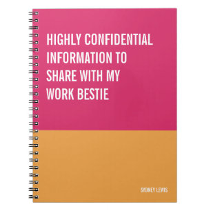 Cuaderno Compañero de trabajo divertido regalo gracioso y s