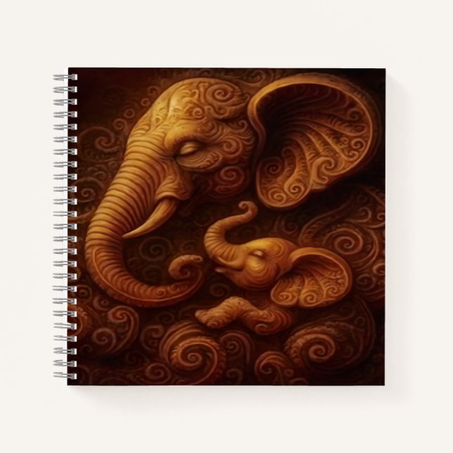 Cuaderno Compassionate Elephants Sketch (Anverso)