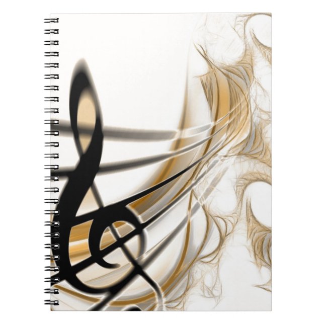 Cuaderno Complejo accesorio de diseño de hojas de música cl (Frente)