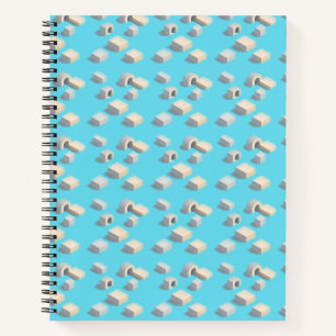 Cuaderno Componentes arquitectónicos isométricos brillantes