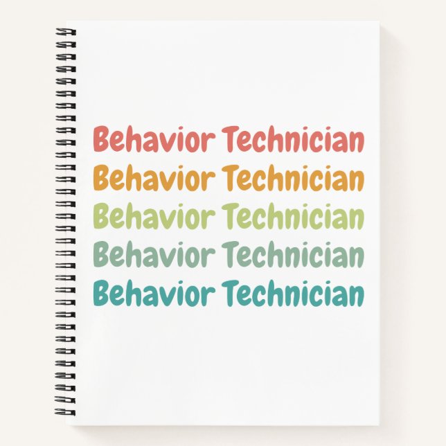Cuaderno Comportamiento técnico de comportamiento RBT Retro (Anverso)