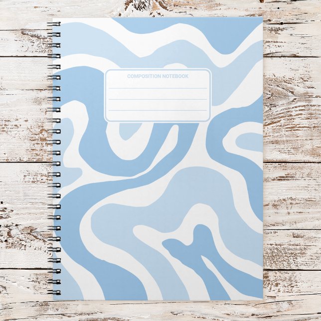 Cuaderno Composición abstracta de remolino líquido pastel e (Subido por el creador)
