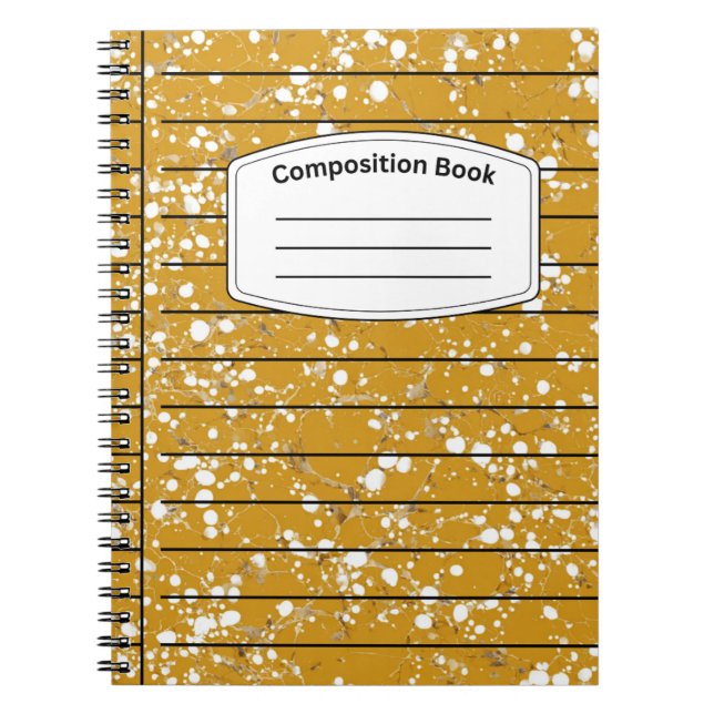 Cuaderno Composición amarilla (Frente)