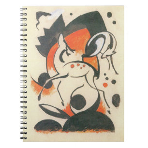 Cuaderno Composición con dos ciervos de Franz Marc