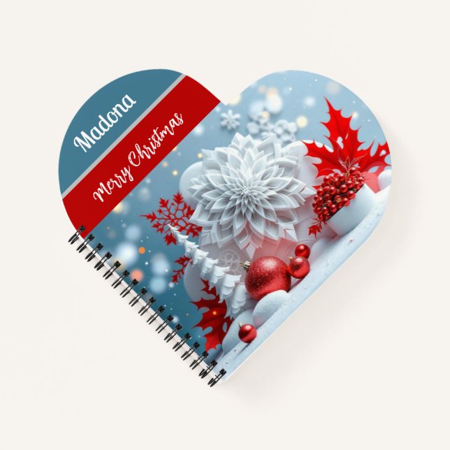Cuaderno Composición de Flor de Invierno (Anverso)