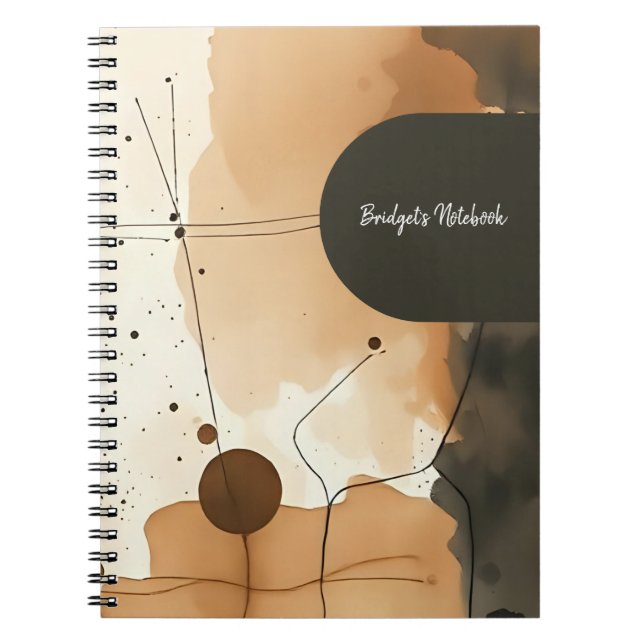 Cuaderno Composición de flujo neutro orgánico (Frente)