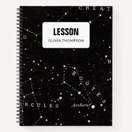 Cuaderno Composición de Lección Personalizada de Astrología