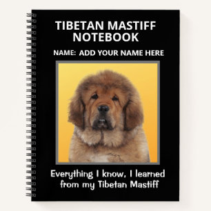 Cuaderno Composición de Mastiff tibetana