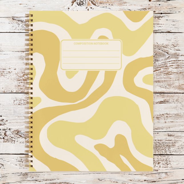 Cuaderno Composición de Patrón de Remolino Líquido Ondulado (Subido por el creador)