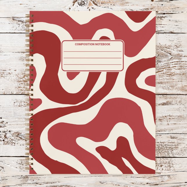 Cuaderno Composición de Patrón de Remolino Líquido Ondulado (Subido por el creador)