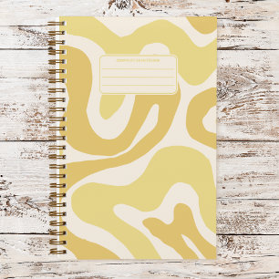 Cuaderno Composición de Patrón de Remolino Líquido Ondulado