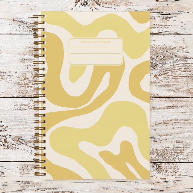 Cuaderno Composición de Patrón de Remolino Líquido Ondulado (Subido por el creador)